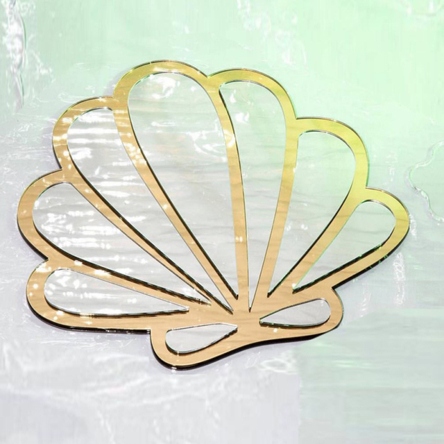 Life Reflector Iridescent Acrylic Mirror Wall Decor Large Wavy Internet Celebrity Rainbow Acrylic Mirror Wiggly Mirror Retro