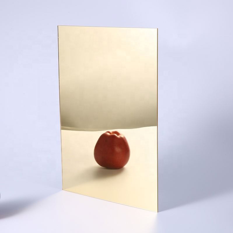 A4 Size Acryl Mirror 210x297mm Gold Rose Acrylic Mirror Sheet/Colorful Acrylic Mirror Board/Acrylic Mirror