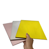 Gold Mirror Acrylic Box Acrylic Gold Mirror Sheet Wz-0822 2mm Rose Gold Mirror Acrylic