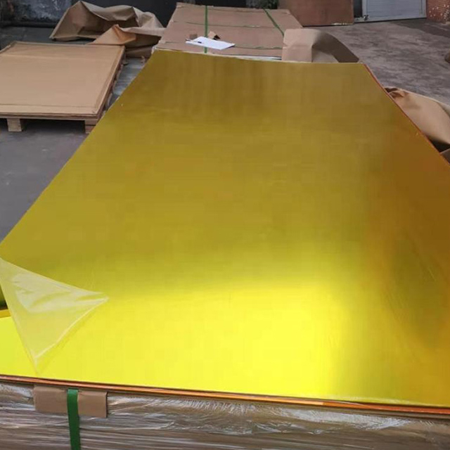 3mm 4ft X 8ft Double Sided Two Way Gold Acrylic Mirror Sheet Manufacuter