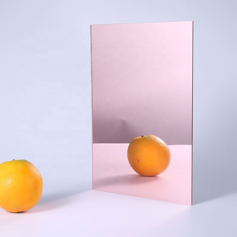 Wholesale Acrylic Mirror Sheet Plastic Mirror 4*8ft Gold Silver Pvc Pmma Panel Ceiling Decoration Self-adhesive Mirror