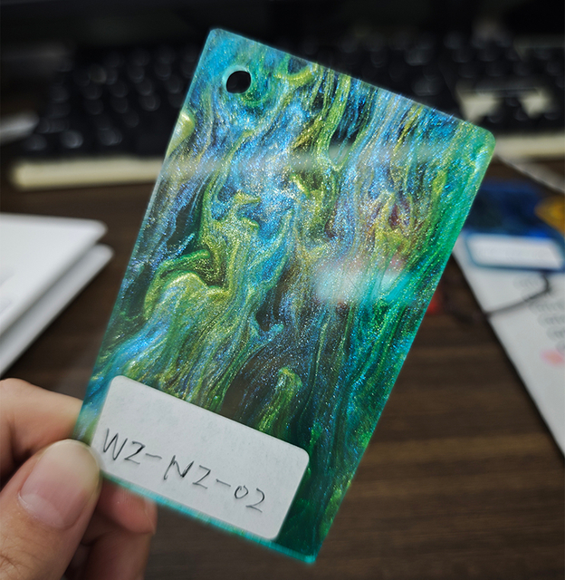 2025 New Trend Nezha Acrylic Plastic Sheet Gilded Acrylic Transparent Colored Sheet 4*8ft Custom Logo