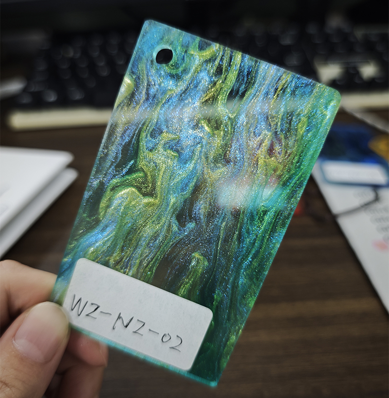 2025 New Trend Nezha Acrylic Plastic Sheet Gilded Acrylic Transparent Colored Sheet 4*8ft Custom Logo