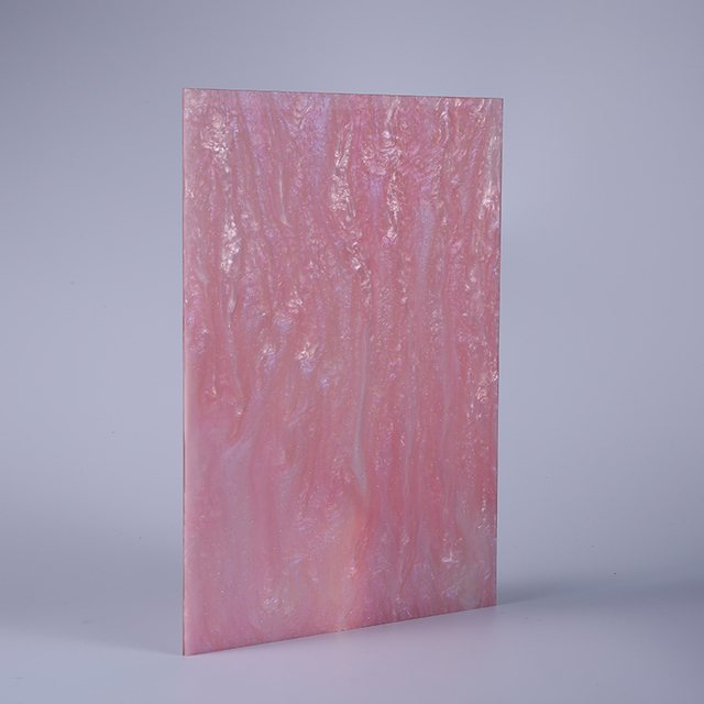 Pink Pearl Acrylic Sheet Pink Acrilico Pink Chunky Glitter Acrylic Sheets