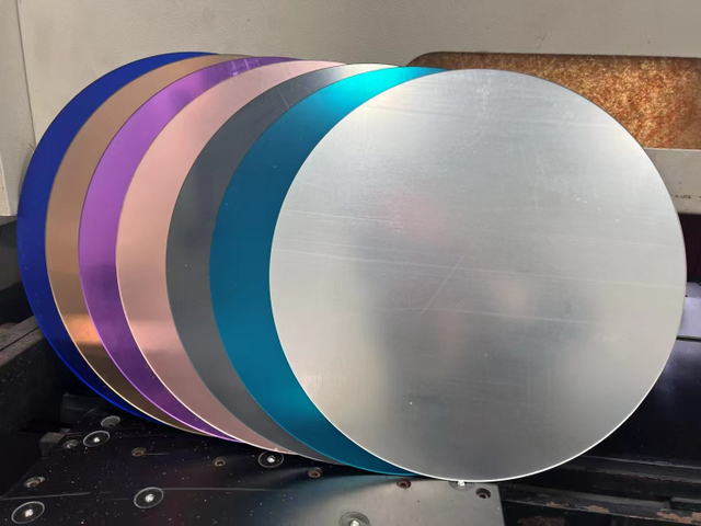 Wanzun Custom Round Acrylic Small Mirror Silver Mirror Colored Acrylic Mirror Self-adhesive Acrylic Mirror with Adhesive Backing