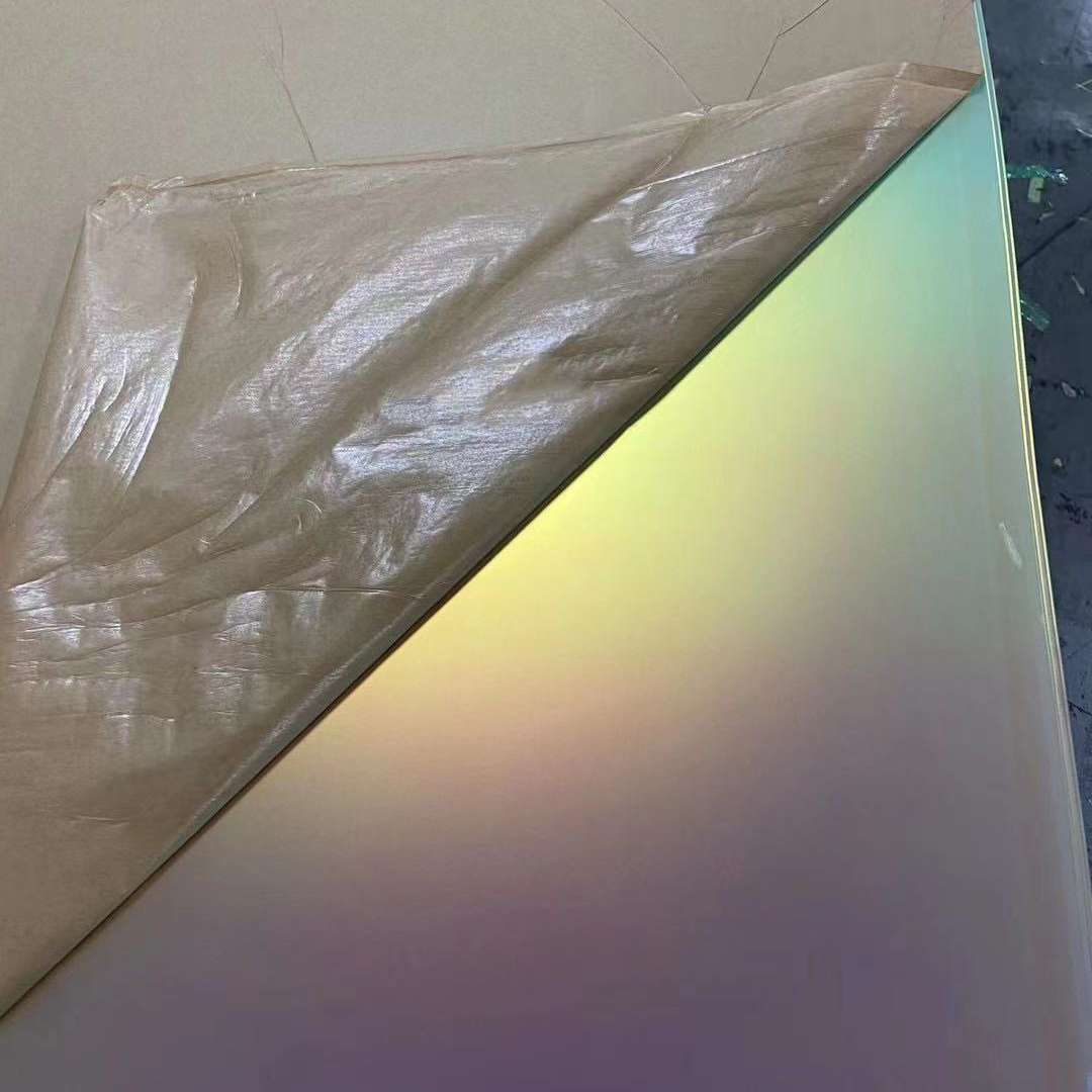 Rainbow Holographic Acrylic 3mm Reflections Radiant Green Iridescent Acrylic Sheet