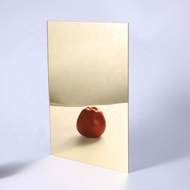 Wholesale Acrylic Mirror Sheet Plastic Mirror 4*8ft Gold Silver Pvc Pmma Panel Ceiling Decoration Self-adhesive Mirror