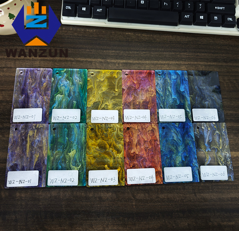 2025 New Trend Nezha Acrylic Plastic Sheet Gilded Acrylic Transparent Colored Sheet 4*8ft Custom Logo