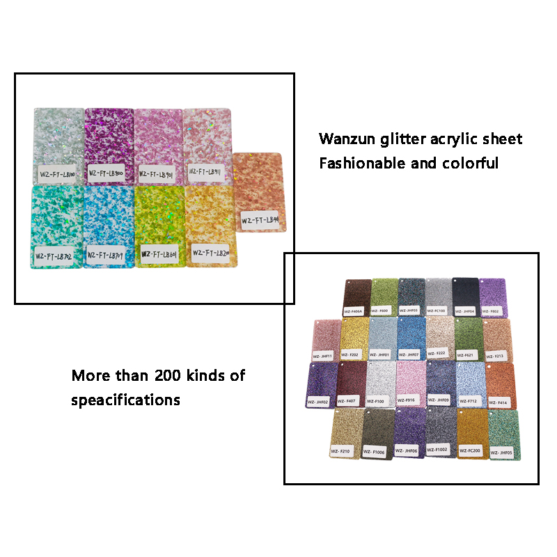 What is glitter acrylic sheet used for?