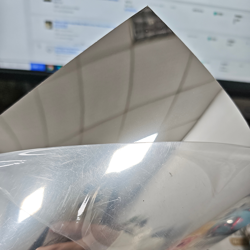 Mirror Acrylic Sheet 1220x2440mm 1-3mm Silver Custom Sizes Cutting Service Factory Wholesale