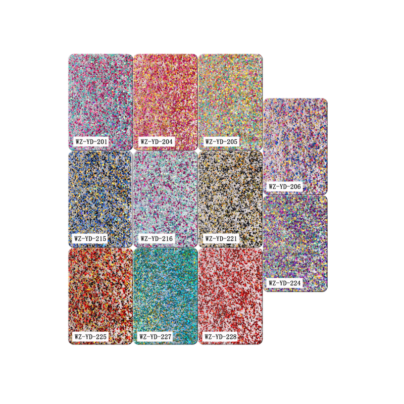 Customizable Design Patterned Perspex Sheet Eco-Friendly Transparent Colored 3mm 5mm Glitter Acrylic Sheet Processing Cutting