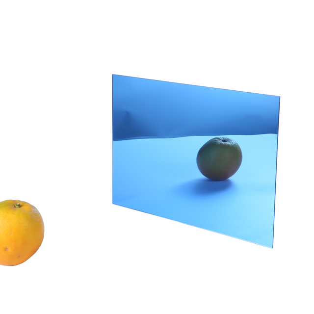 A4 Size Light Blue Acrylic Mirror Sheet