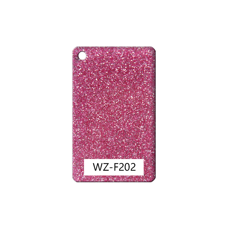 Rose Gold Glitter Acrylic Sheet