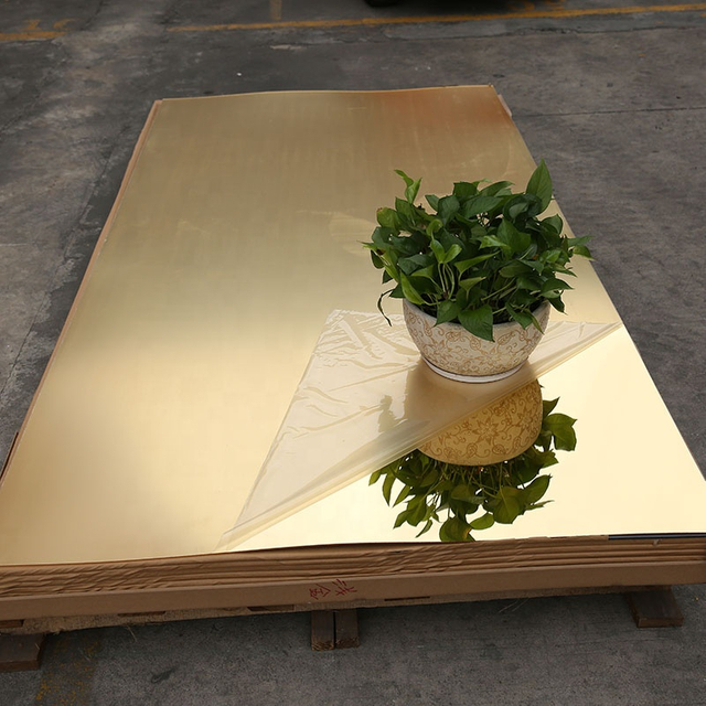 2mm 3mm Gold Silver Mirror PS PETG High Gloss Extruding Laser Cutting Perspex Mirror Sheet Color 1 Or 2 Way Mirror Acrylic Sheet