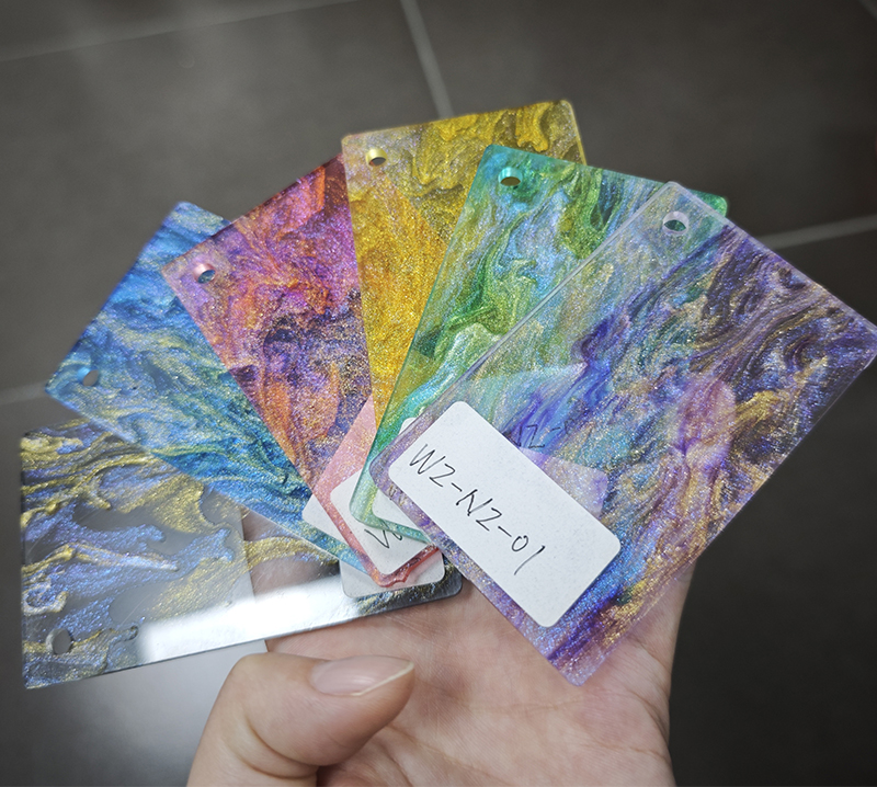 2025 New Trend Nezha Acrylic Plastic Sheet Gilded Acrylic Transparent Colored Sheet 4*8ft Custom Logo