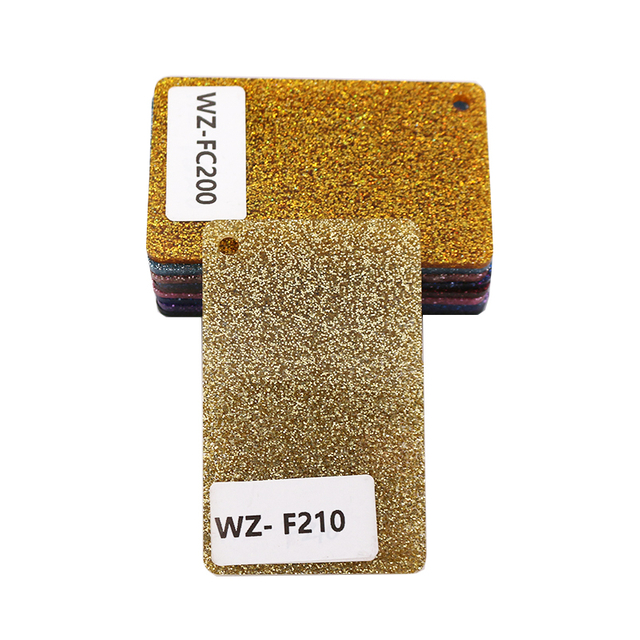 Gold Glitter Acrylic Sheet