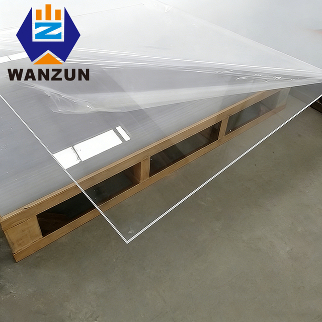 Cast Transparent Acrylic Panel 1220x2440mm Clear Plastic Sheet with High Light Transmittance for Laser Cutting