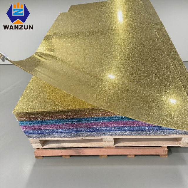Custom Colored Various Sizes Cast Glitter Acrylic Panels Blue Glitter Acrylic Sheet Extrude Glitter Acrylic Sheets