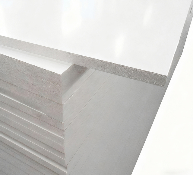 Custom 4*8ft White PVC Plastic Extrusion Sheet High Density Pasteable UV Printable PVC Foam Board