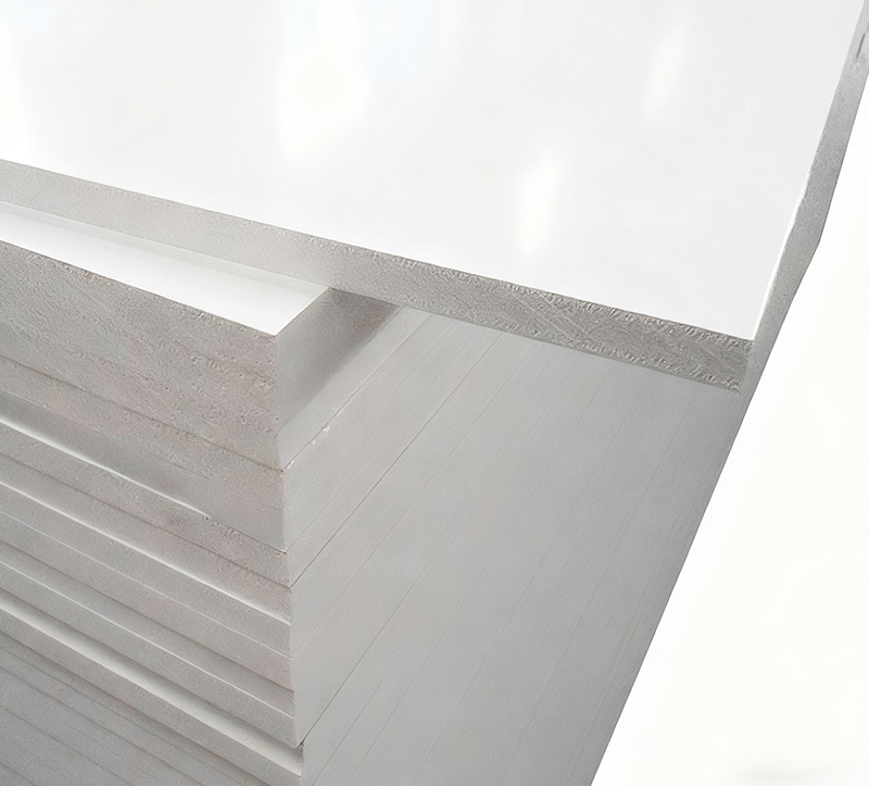 Custom 4*8ft White PVC Plastic Extrusion Sheet High Density Pasteable UV Printable PVC Foam Board