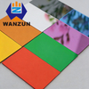 Wholesale 100% Virgin PMMA Color Acrylic Mirror Sheet Laser Cutting Service Decorative Plastic Mirror Panel with Adhesive