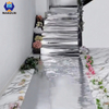 Wholesale Custom Gold And Silver Mirror Wedding Carpet Flexible Mirror Sheet Wedding Decoration Rug