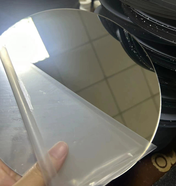 Wanzun Custom Round Acrylic Small Mirror Silver Mirror Colored Acrylic Mirror Self-adhesive Acrylic Mirror with Adhesive Backing