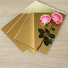 Wholesale Acrylic Mirror Sheet Plastic Mirror 4*8ft Gold Silver Pvc Pmma Panel Ceiling Decoration Self-adhesive Mirror