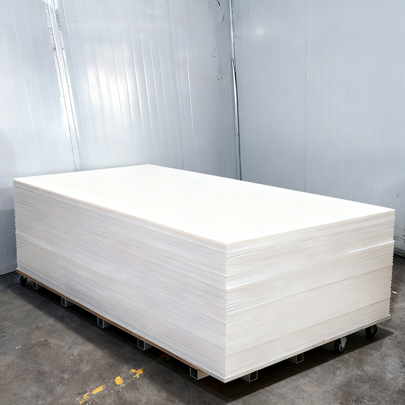 Custom 4*8ft White PVC Plastic Extrusion Sheet High Density Pasteable UV Printable PVC Foam Board