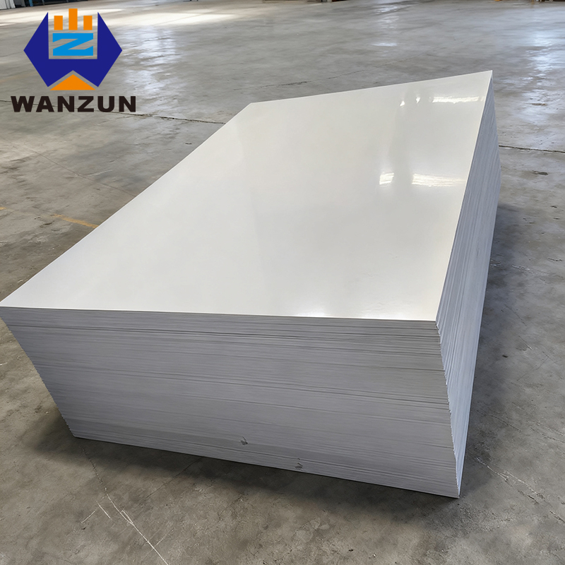 Custom 4*8ft White PVC Plastic Extrusion Sheet High Density Pasteable UV Printable PVC Foam Board