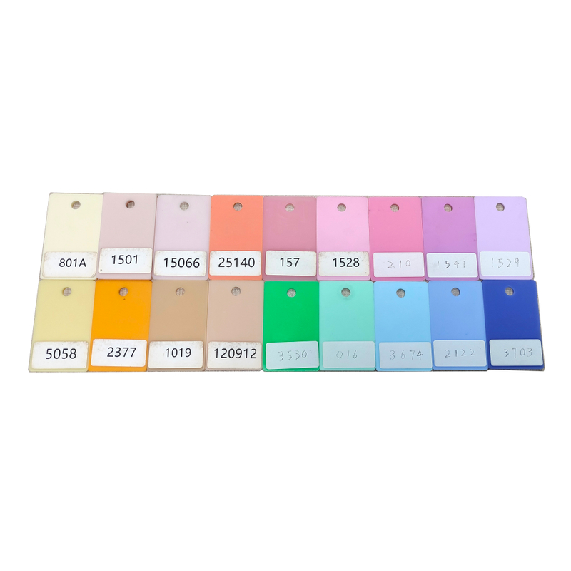 Super Glossy 100% New Material Colour Smooth Acrylic Sheet 1mm 2mm 3mm 4mm 5mm to 20mm