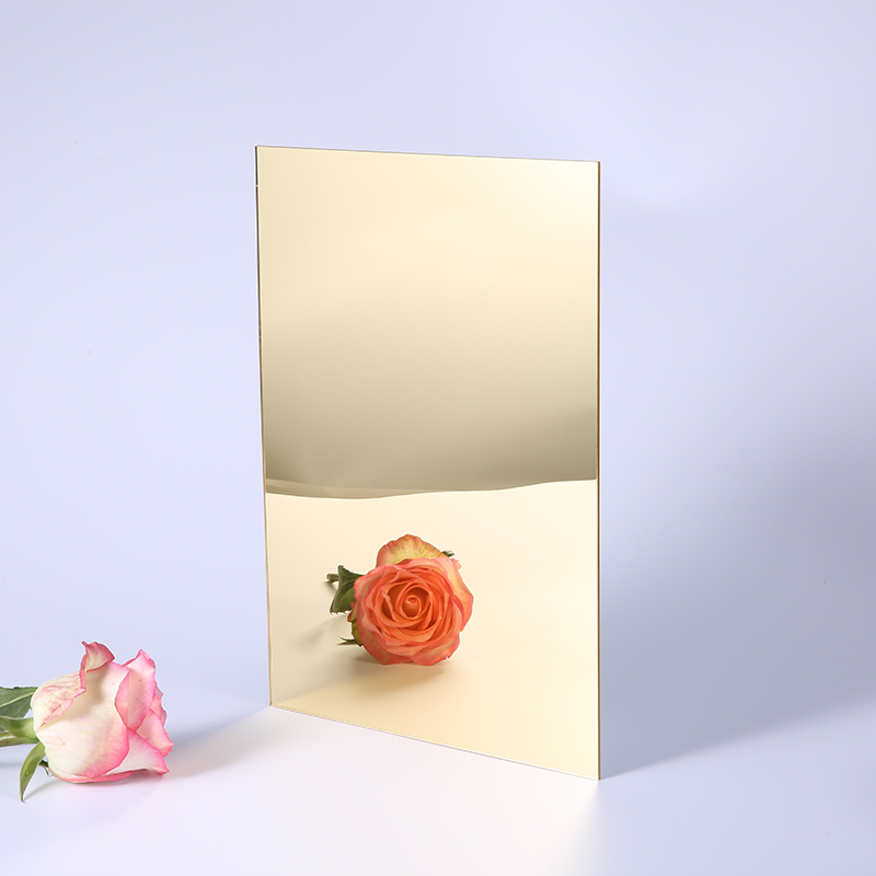 Silver Rose Gold 2 Way Acrylic Mirror Sheet