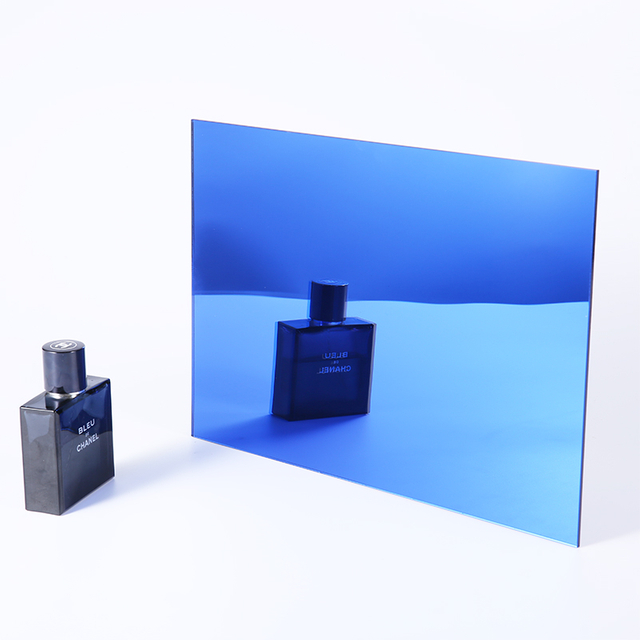 A4 Size Drak Blue Acrylic Mirror Sheet