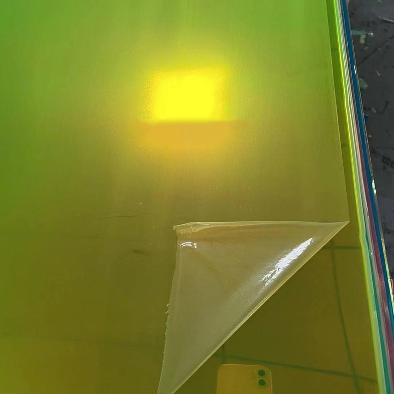 Rainbow Holographic Acrylic 3mm Reflections Radiant Green Iridescent Acrylic Sheet