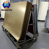 1mm 2mm 3mm Gold Acrylic Mirror Sheet High Definition Reflective Laser Cut Custom Size Self-adhesive Acrylic Mirror