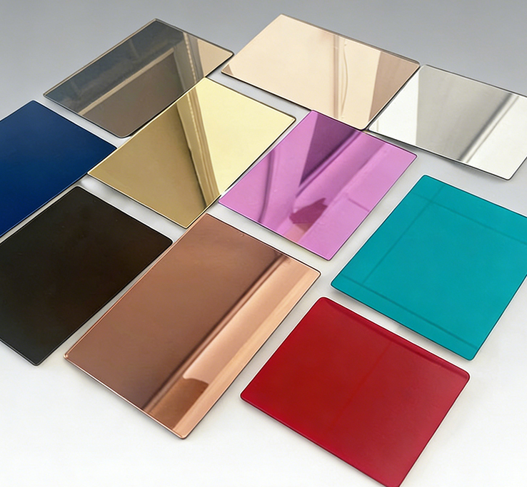 Factory Wholesale 1mm 2mm 3mm Silver Acrylic Mirror Sheet High Glossy PMMA Mirror Plastic Panel for Home Decoration
