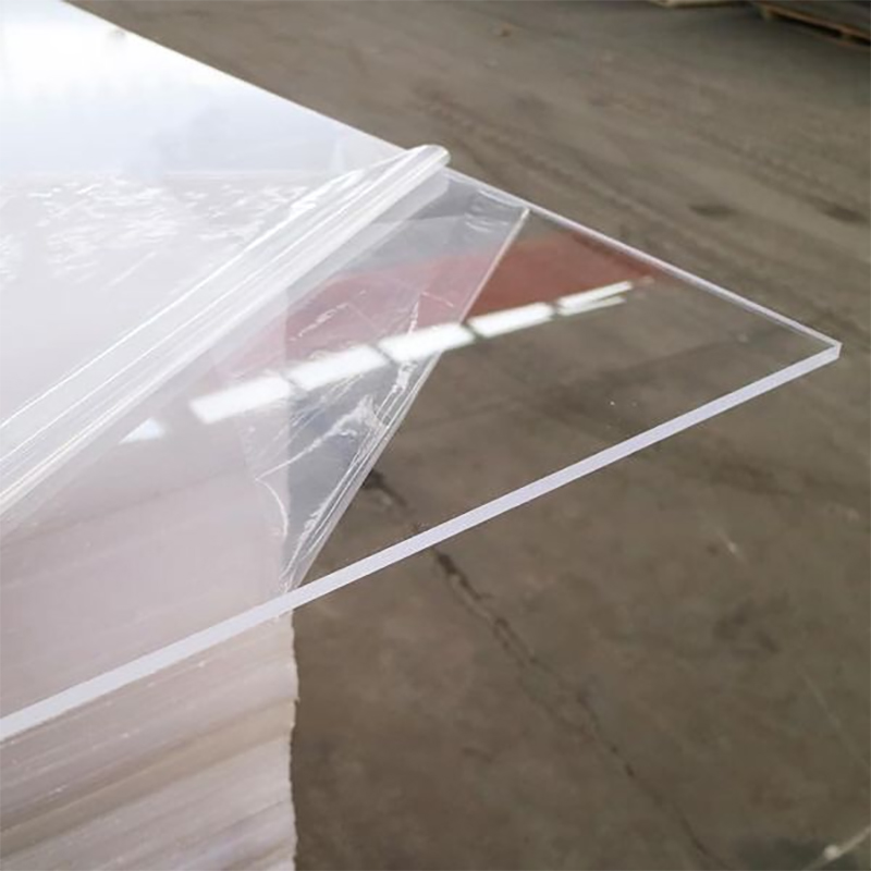 Premium Clear Acrylic Sheet High Light Transmission PMMA Perspex Panel with PE Protective Film