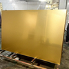 Factory Wholesale Gold Mirror Acrylic Sheet PMMA Golden Plexiglass Mirror Panel 1220*2440mm for Decor Sign