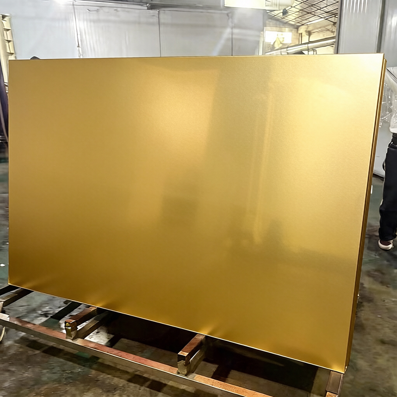 Factory Wholesale Gold Mirror Acrylic Sheet PMMA Golden Plexiglass Mirror Panel 1220*2440mm for Decor Sign
