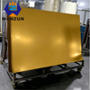 Wholesale 1mm 2mm 3mm Gold Acrylic Mirror Sheet 4x8 Adhesive Backing Reflective PMMA Board Protective Film Cutting Eco-friendly