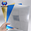 2mm Gold Mirror Acrylic Sheet Cast PMMA Board Reflective Gold Plastic Sheet