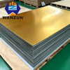 Factory Wholesale Gold Mirror Acrylic Sheet PMMA Golden Plexiglass Mirror Panel 1220*2440mm for Decor Sign