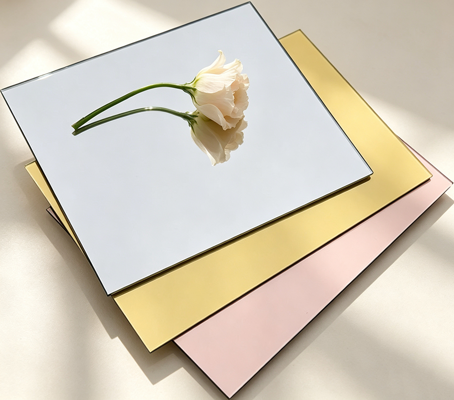 Shatterproof Acrylic Mirror Sheet Silver Gold PMMA Plastic Mirror Panel for Wall Decoration & Signage