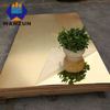 Manufacturer 100% Virgin Material Gold Mirror Acrylic Sheet 5x7 4x8ft High Reflective Laser Cutting Mirrored Plastic Sheets