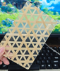 Custom Handmade Resin Bamboo Woven Acrylic Board Laser Cutting 3mm 4mm 5mm Translucent Beige/Light Wood Color Eco-Friendly Board