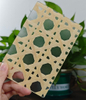 Custom Handmade Resin Bamboo Woven Acrylic Board Laser Cutting 3mm 4mm 5mm Translucent Beige/Light Wood Color Eco-Friendly Board