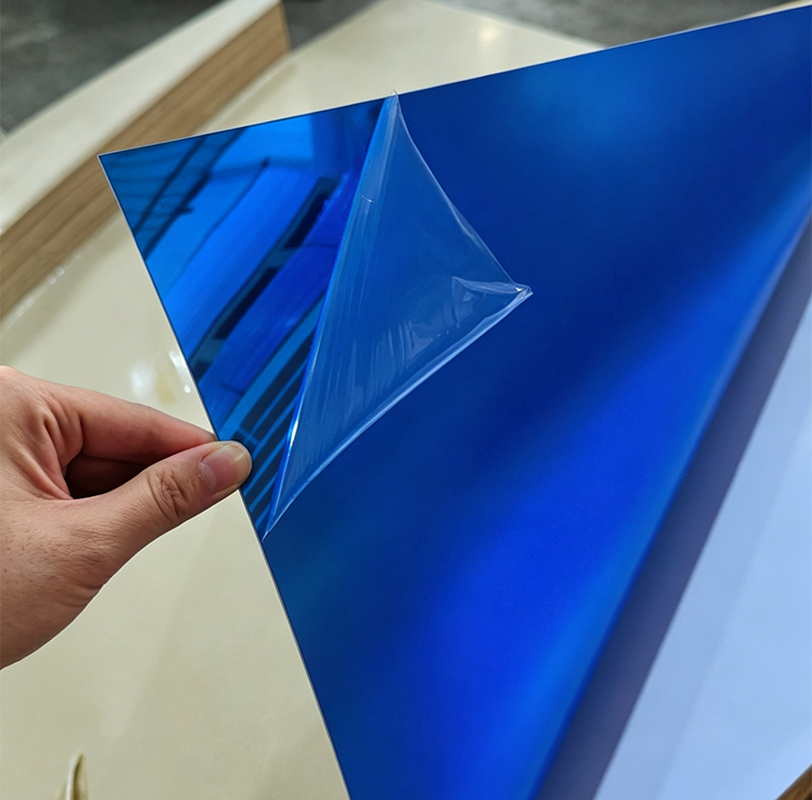 Gold Silver Acrylic Mirror Sheets Bulk 1mm 2mm 3mm Two Way Acrylic Mirror Sheet Reflective PMMA Wholesale Plastic Mirror Panel