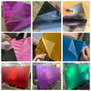 Assorted Color Eco-friendly Acrylic Mirror Panel Silver Gold Blue Green Purple Red PMMA Mirrored Wall Sheet Custom Size