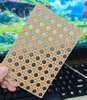 Custom Handmade Resin Bamboo Woven Acrylic Board Laser Cutting 3mm 4mm 5mm Translucent Beige/Light Wood Color Eco-Friendly Board