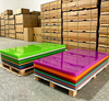 2mm 3mm Colored Cast Acrylic Sheet PMMA High Gloss Iridescent Rainbow Panel Cutting Custom Sizes Advertising Signs EU Certified